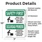 Signmission Safety Culture Sign, 7 in Width, Vinyl Decal, Rectangle, Bilingual OS-2PACK-SF-D-710-L-10768 - alternate 5
